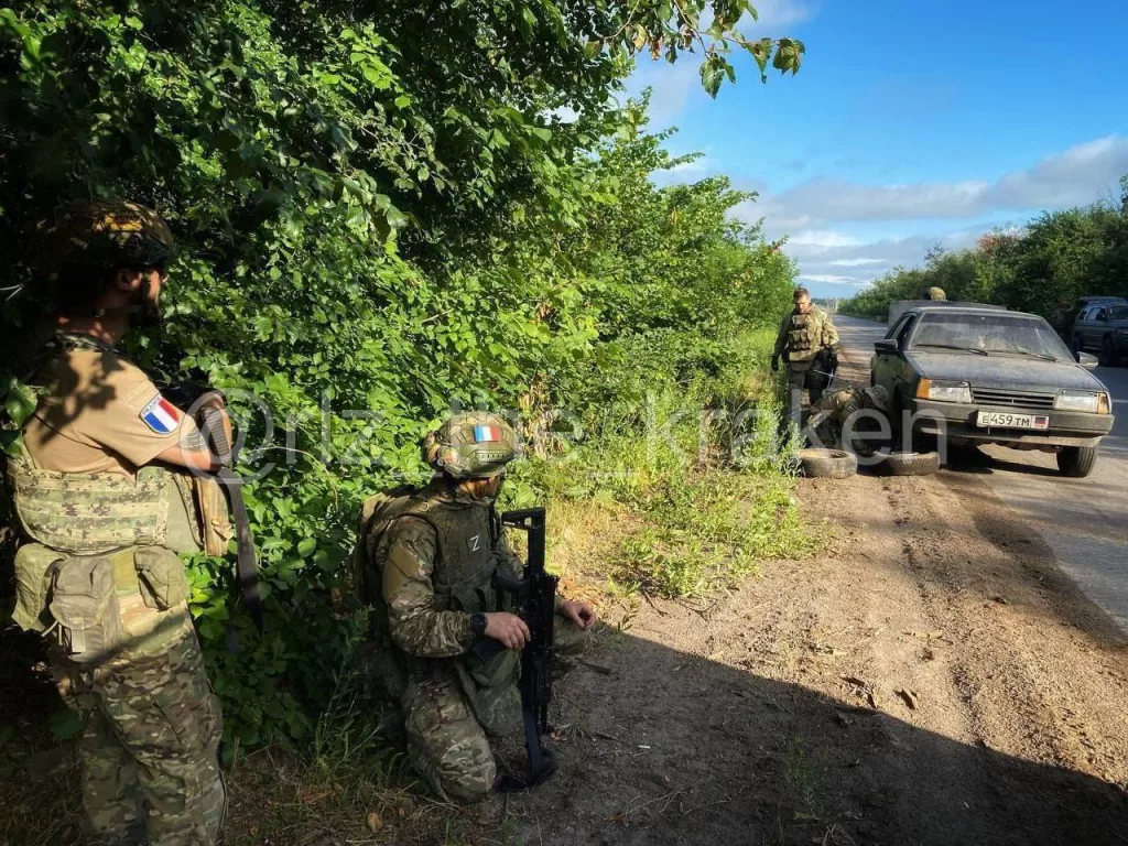 Французские наемники в Курской области