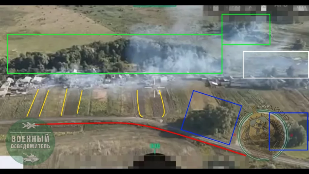 Бои с ВСУ в селе Камышное Беловского района Курской области