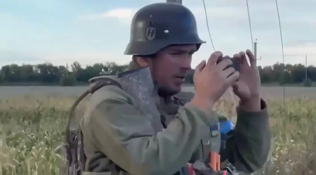 Эсэсовцы на Курской земле издеваются над дедом