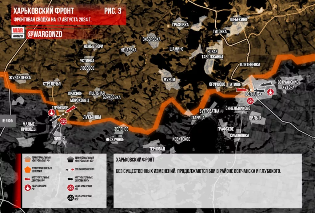 Варгонзо: Фронтовая сводка на утро 17.08.2024