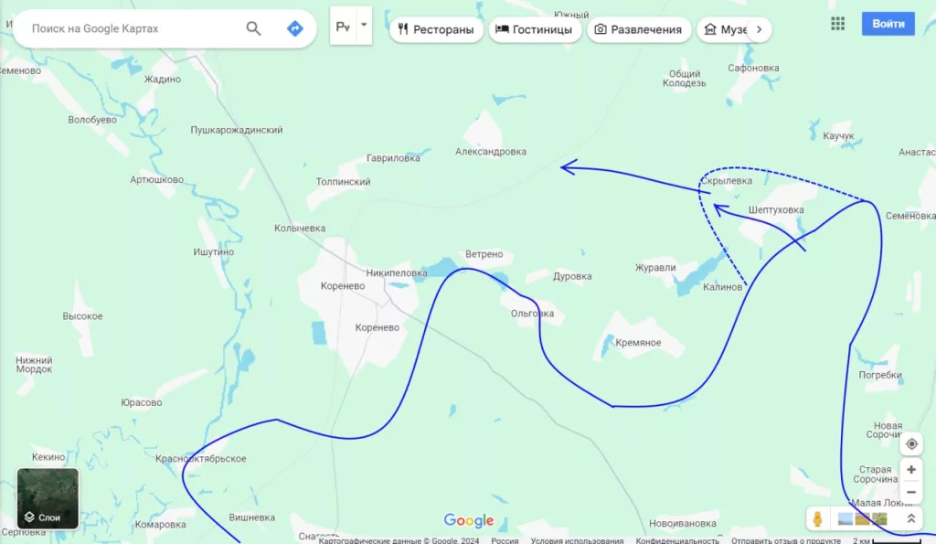 Юрий Подоляка - Курское направление на утро 22.08.24: Кореневский участок