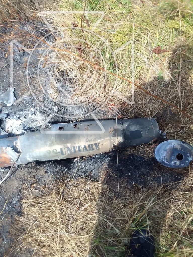 Сбитые расчетами ПВО группировки "Север" реактивные снаряды GMLRS, выпущенные по Курской области из РСЗО "Хаймарс"