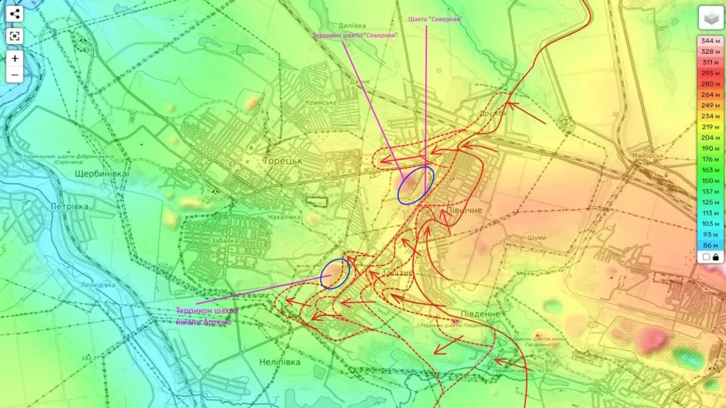 Юрий Подоляка - Торецкое направление: важный укрепрайон ВСУ в районе шахты Северная взять в оперативное окружение