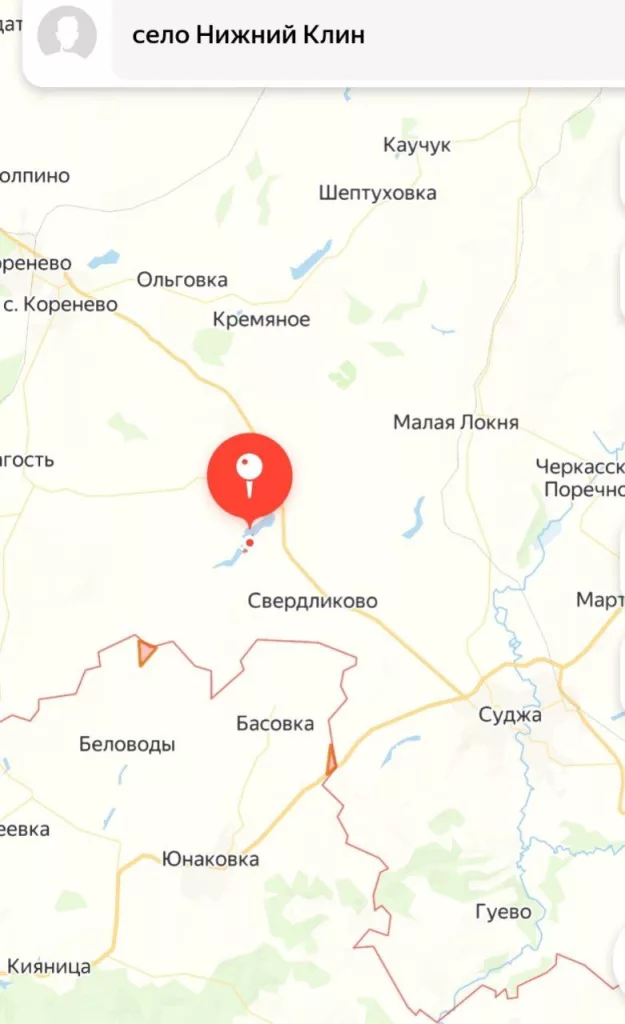 Курская область: бои с противником у н.п. Нижний Клин