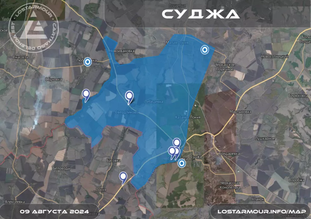 Уничтожение украинских террористов в приграничье Курской области