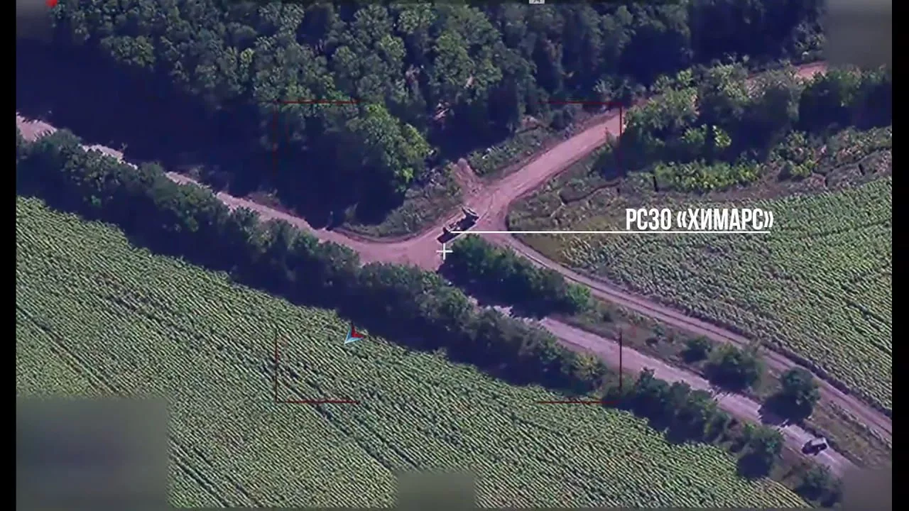 Уничтожение РСЗО HIMARS ударом ОТРК "Искандер-М" в Сумской области