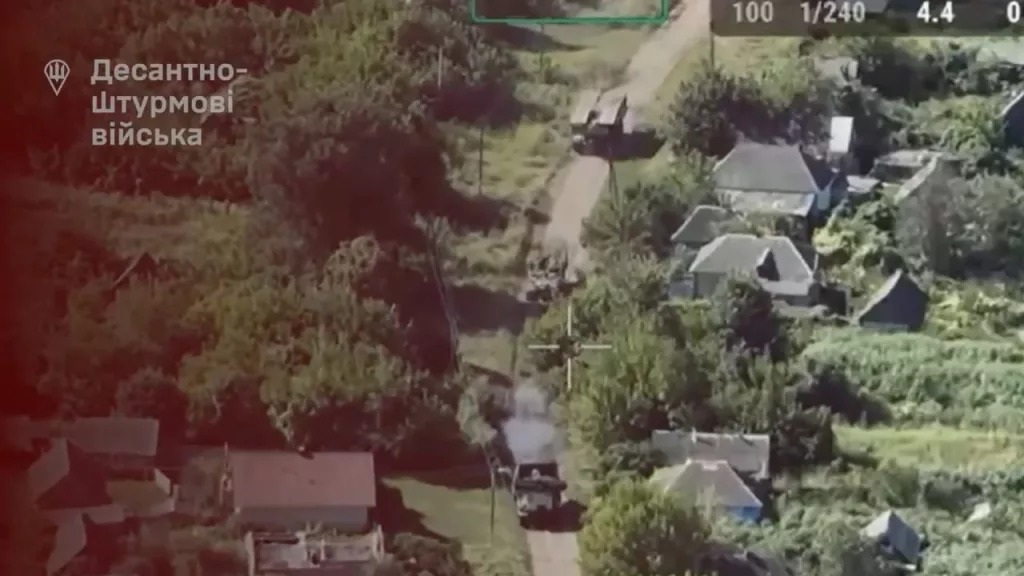 Противник опубликовал первое официальное видео своего наступления в Курской области