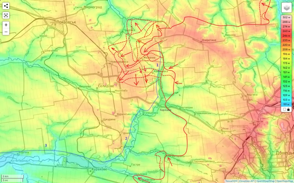 Юрий Подоляка - Покровское направление: отступление ВСУ южнее Желанного
