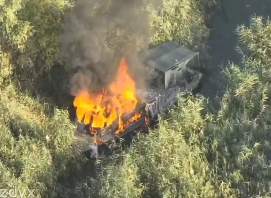 Уничтожение баржи противника на херсонском направлении