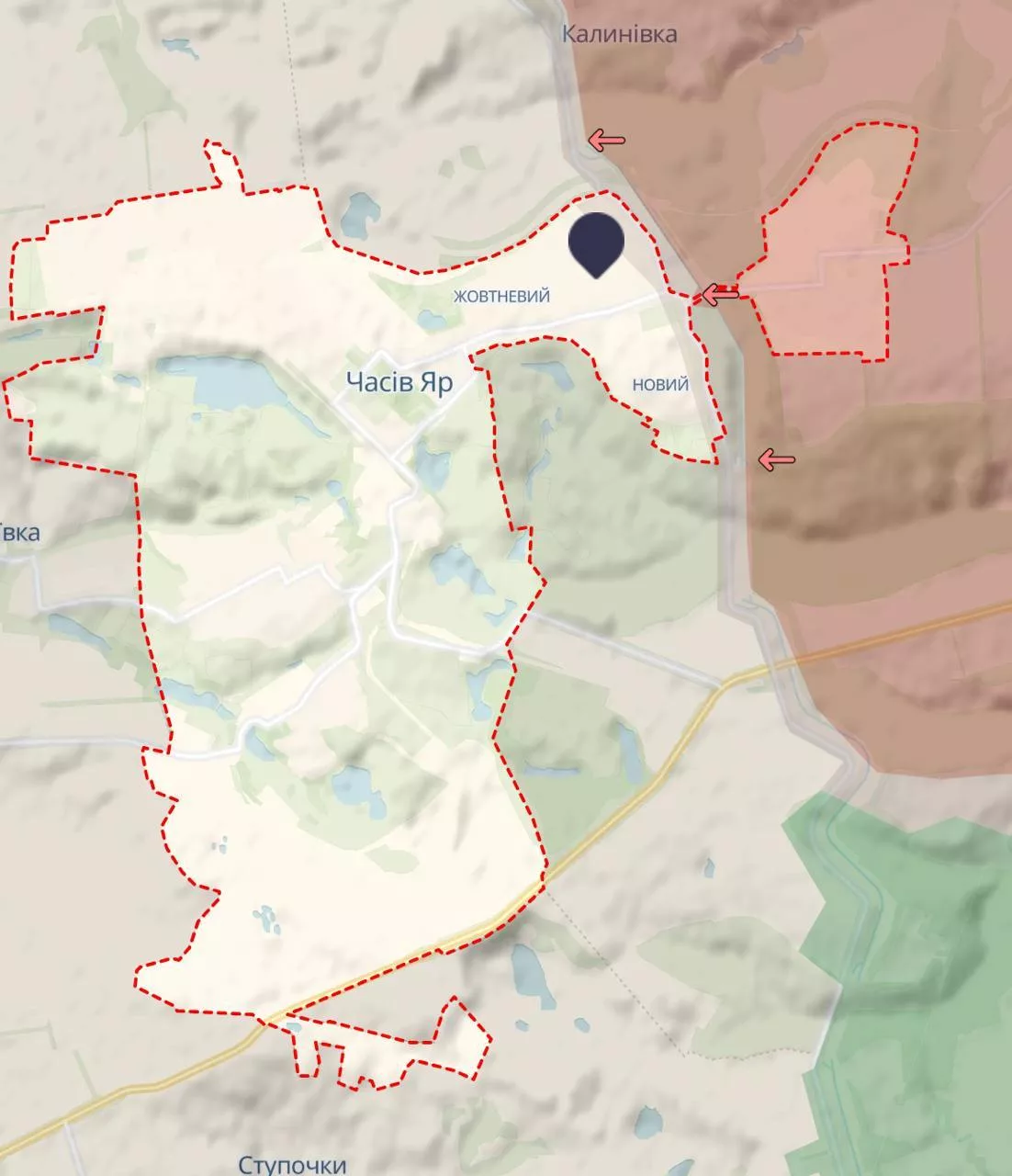 Армия России контролирует 40% Часового Яра — представитель 24 ОМБр Андрей Полухин