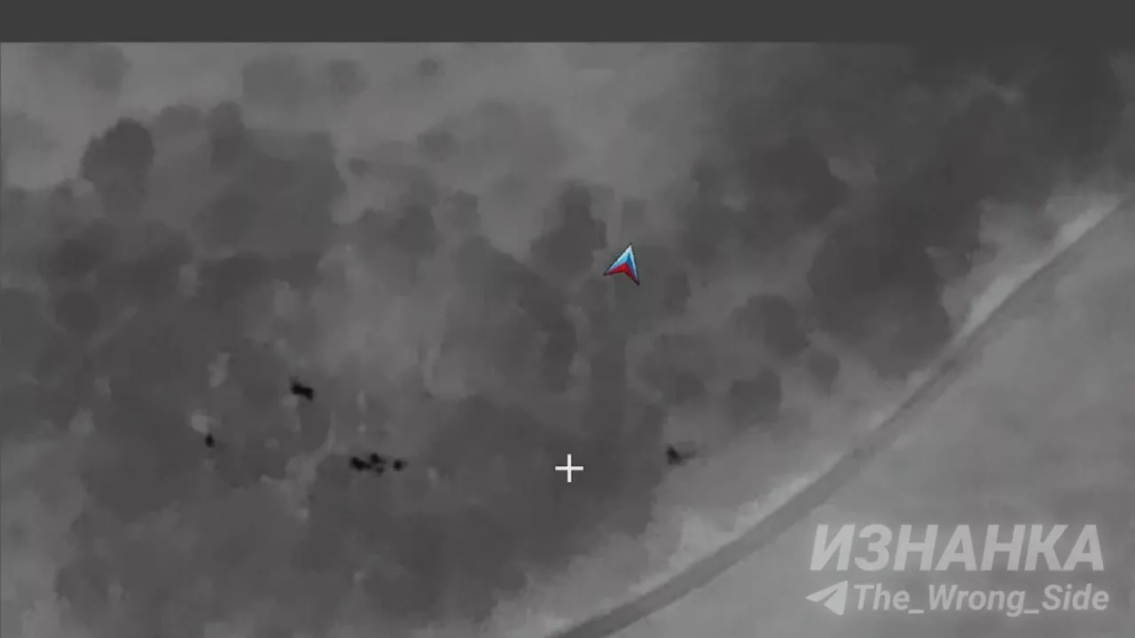 Удары ракет ОТРК "Искандер-М" по месту расположения, предположительно, пусковой установки РСЗО M270 в лесу возле села Садки прямо у границы Сумской и Курской области