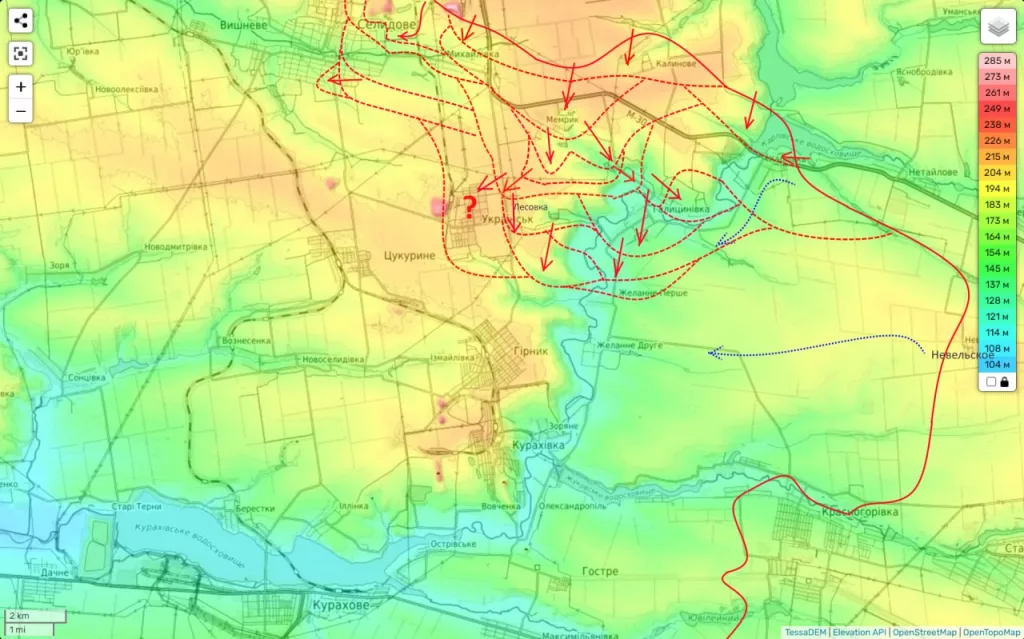 Юрий Подоляка: Селидово-Кураховское направление на утро 03.09.24
