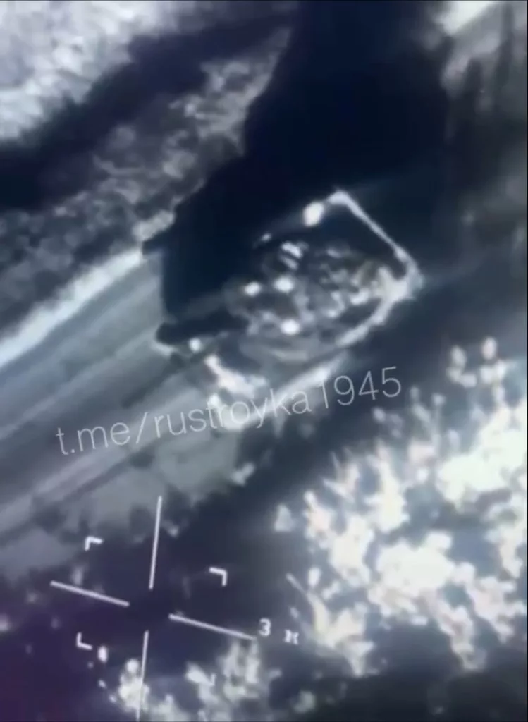 Удар крайне редкой ракеты Х-БПЛА с борта БПЛА "Орион" по Т-64БВ ВСУ в Курской области