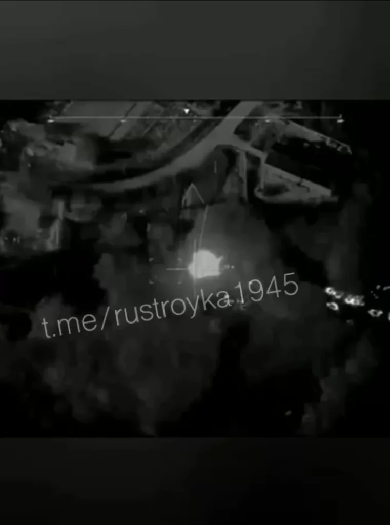 Удар крайне редкой ракеты Х-БПЛА с борта БПЛА "Орион" по Т-64БВ ВСУ в Курской области