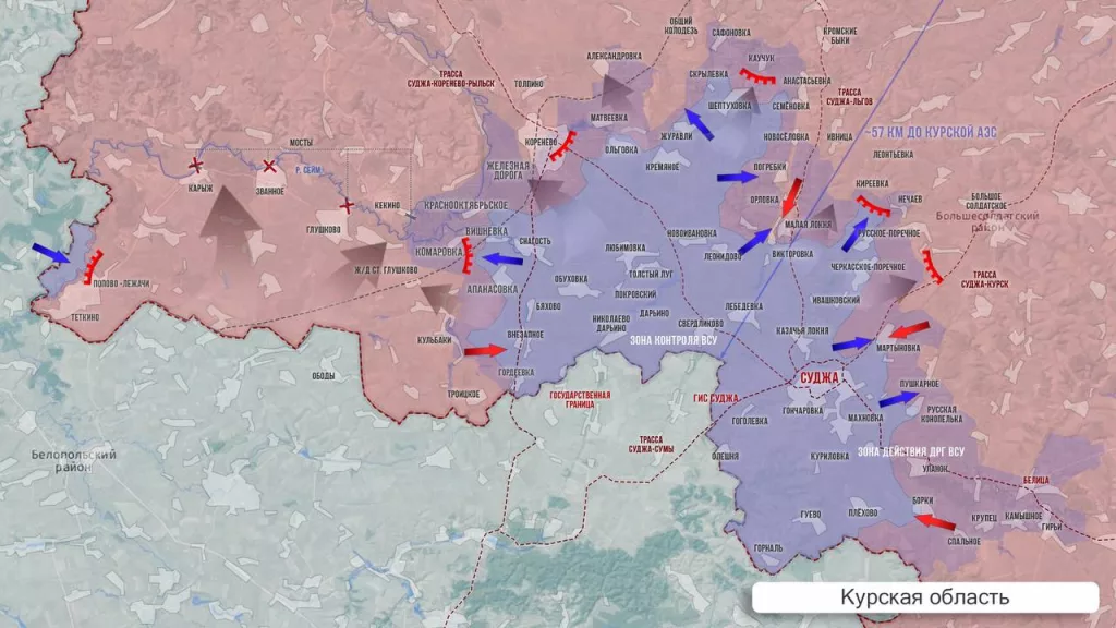 Царев о ситуации в Курской области на 8 сентября, 34-й день вторжения