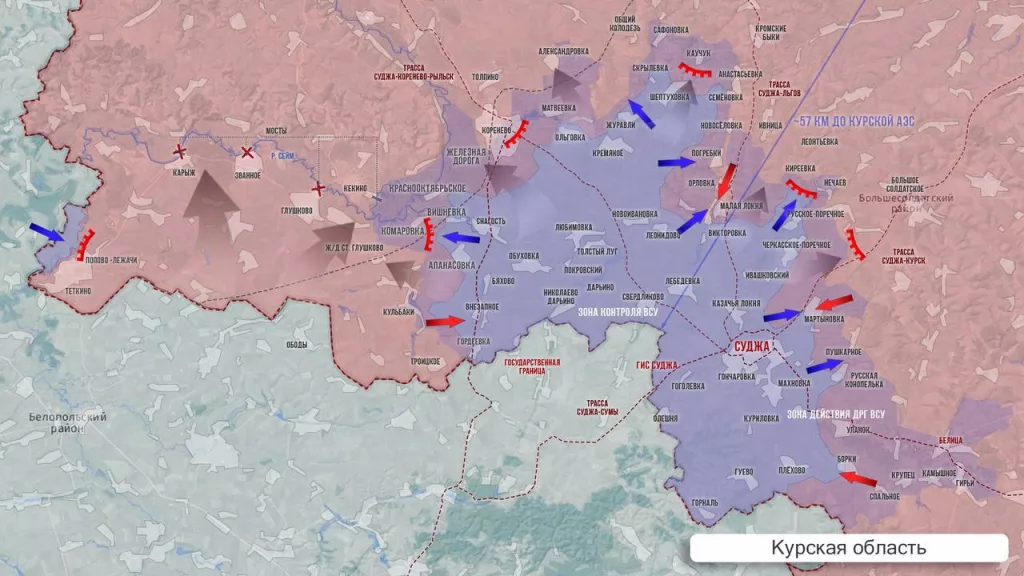 Царев о ситуации в Курской области на 9 сентября 2024 года, 35-й день вторжения