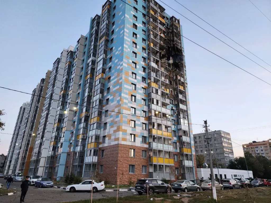 Эпицентр взрыва после атаки беспилотника в одном из многоквартирных домов в Раменском г.о. пришелся на 12 этаж