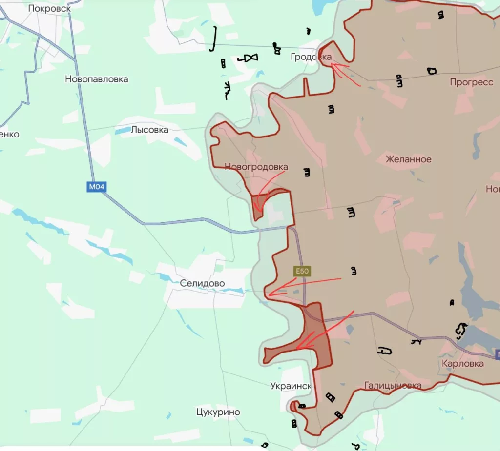 Покровское направление, оценка обстановки противником