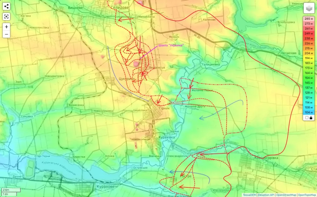 Юрий Подоляка - Селидово-Кураховское направление на утро 18.09.24: после Украинска