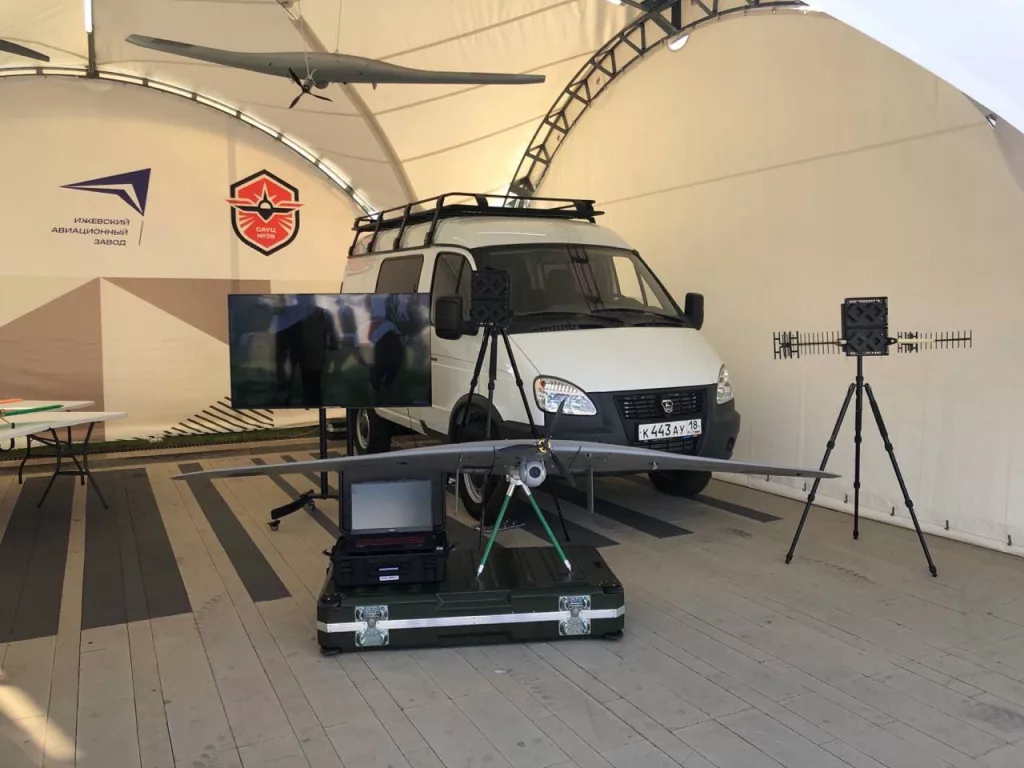 Беспилотник СКАТ 350 М на выставке в Ижевске
