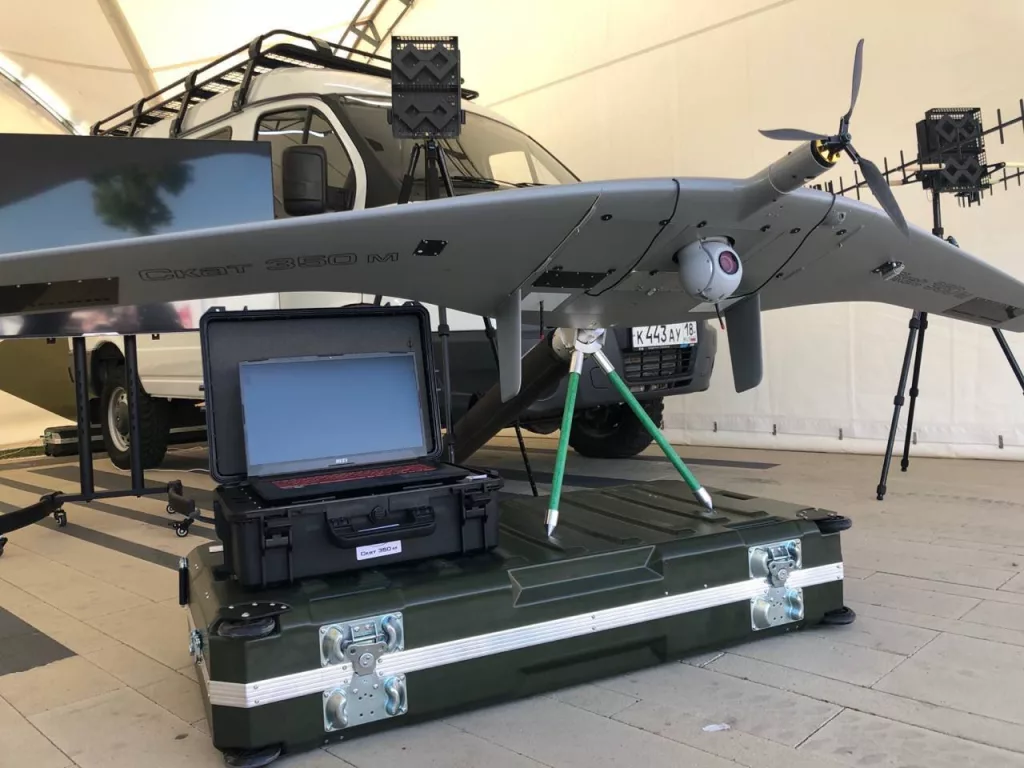 Беспилотник СКАТ 350 М на выставке в Ижевске