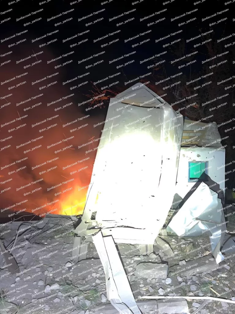 Удар по военному эшелону в Удачном