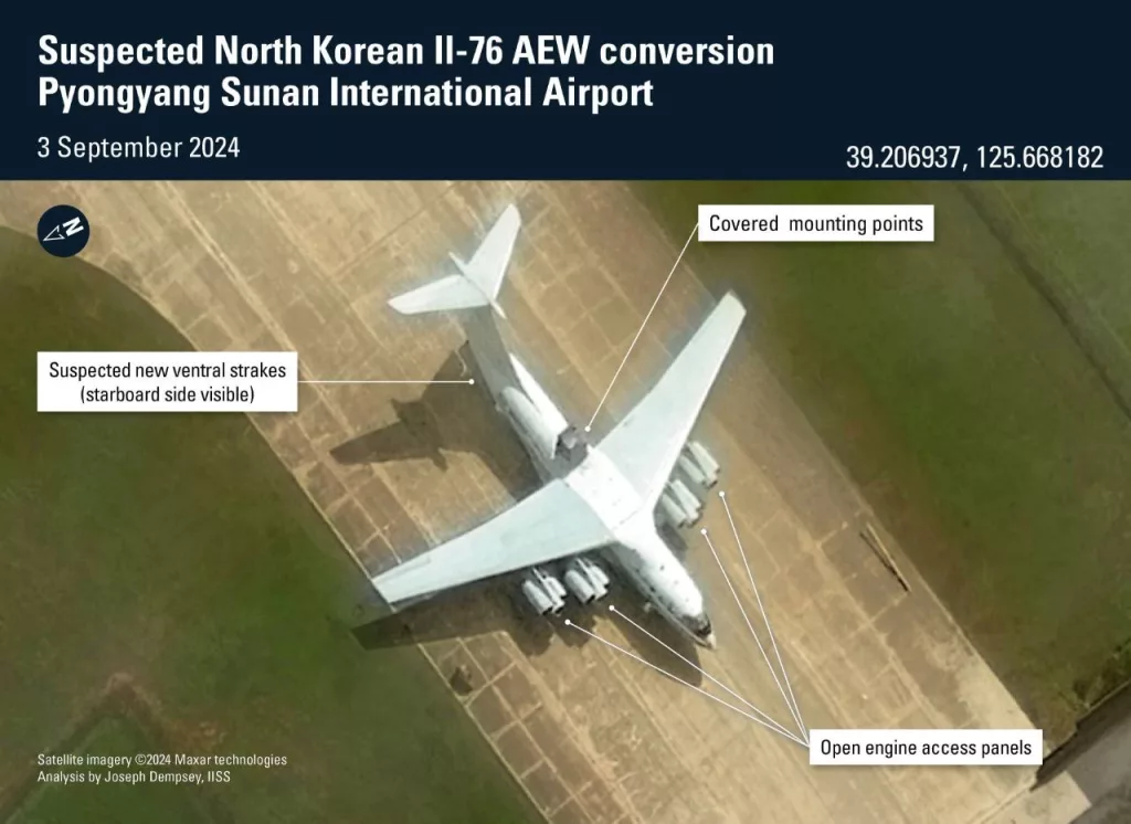 IISS опубликовал новые спутниковые снимки, указывающие на прогресс в создании первого северокорейского самолёта ДРЛО