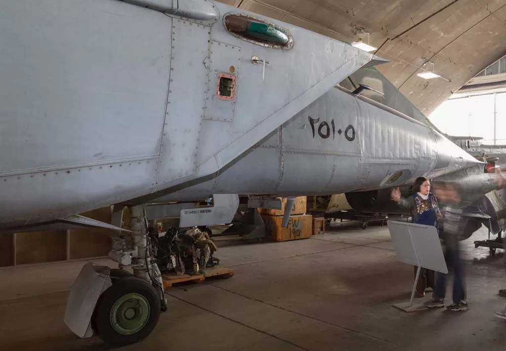 Иракский МиГ-25Р в музее в США