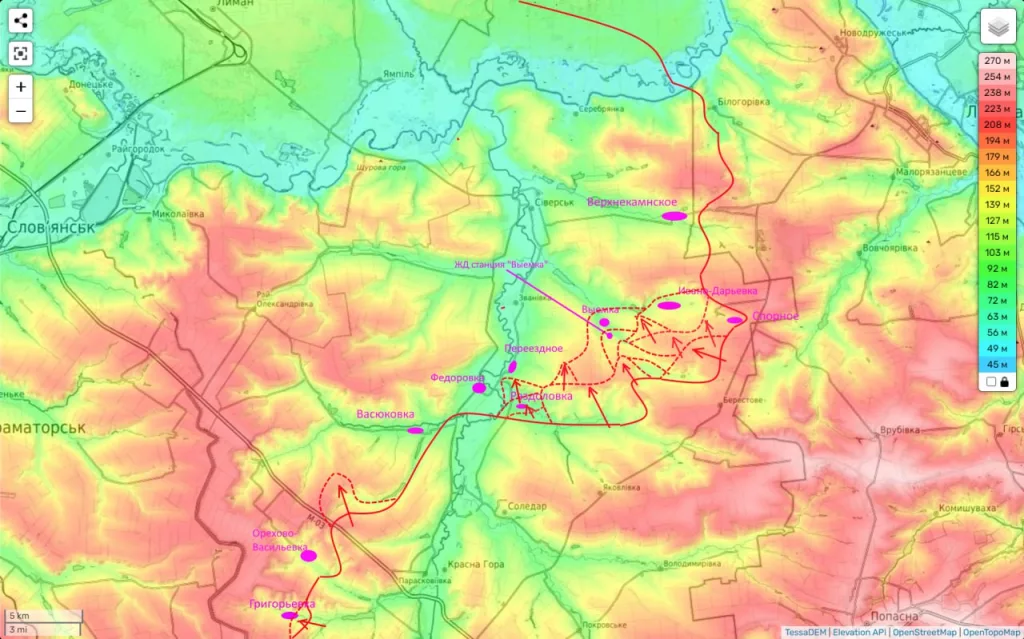 Юрий Подоляка - Северское направление на середину дня 01.09.24: Выемка