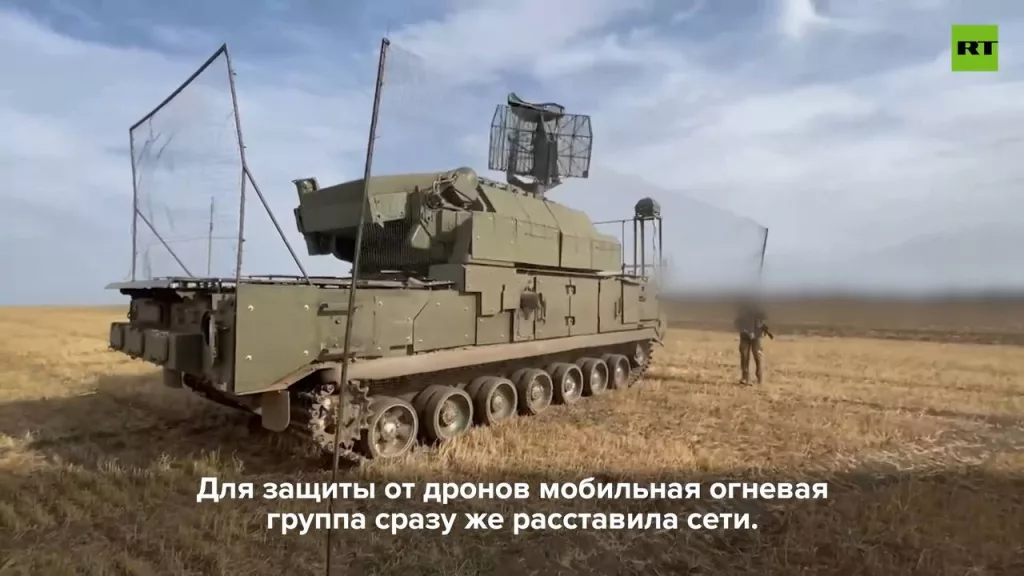 Боевая работа расчёта ЗРК 9К331 «Тор-М1» на Сватово-Кременском направлении