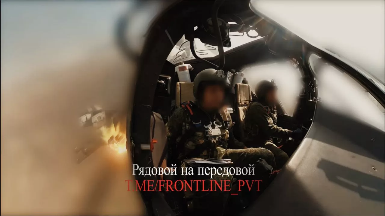 Ка-52М армейской авиации в работе