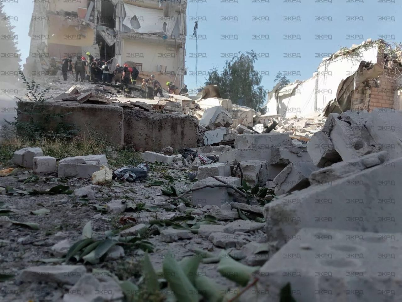 Кривой Рог. Кадры последствий удара