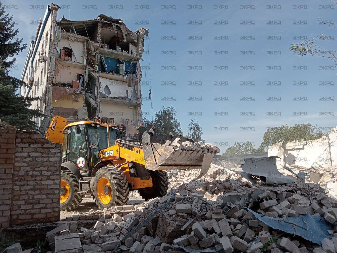 Кривой Рог. Кадры последствий удара