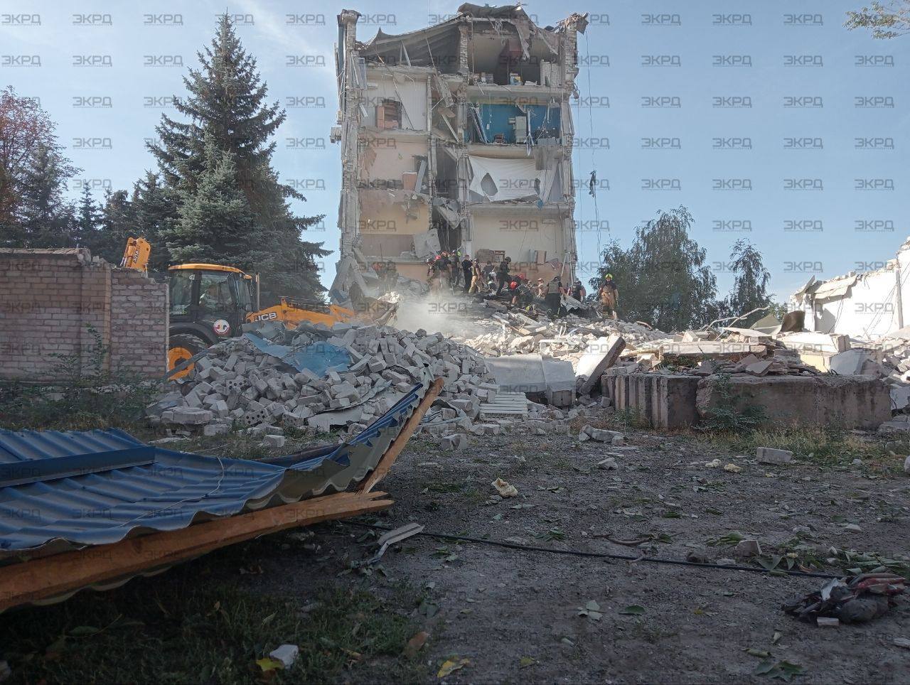 Кривой Рог. Кадры последствий удара