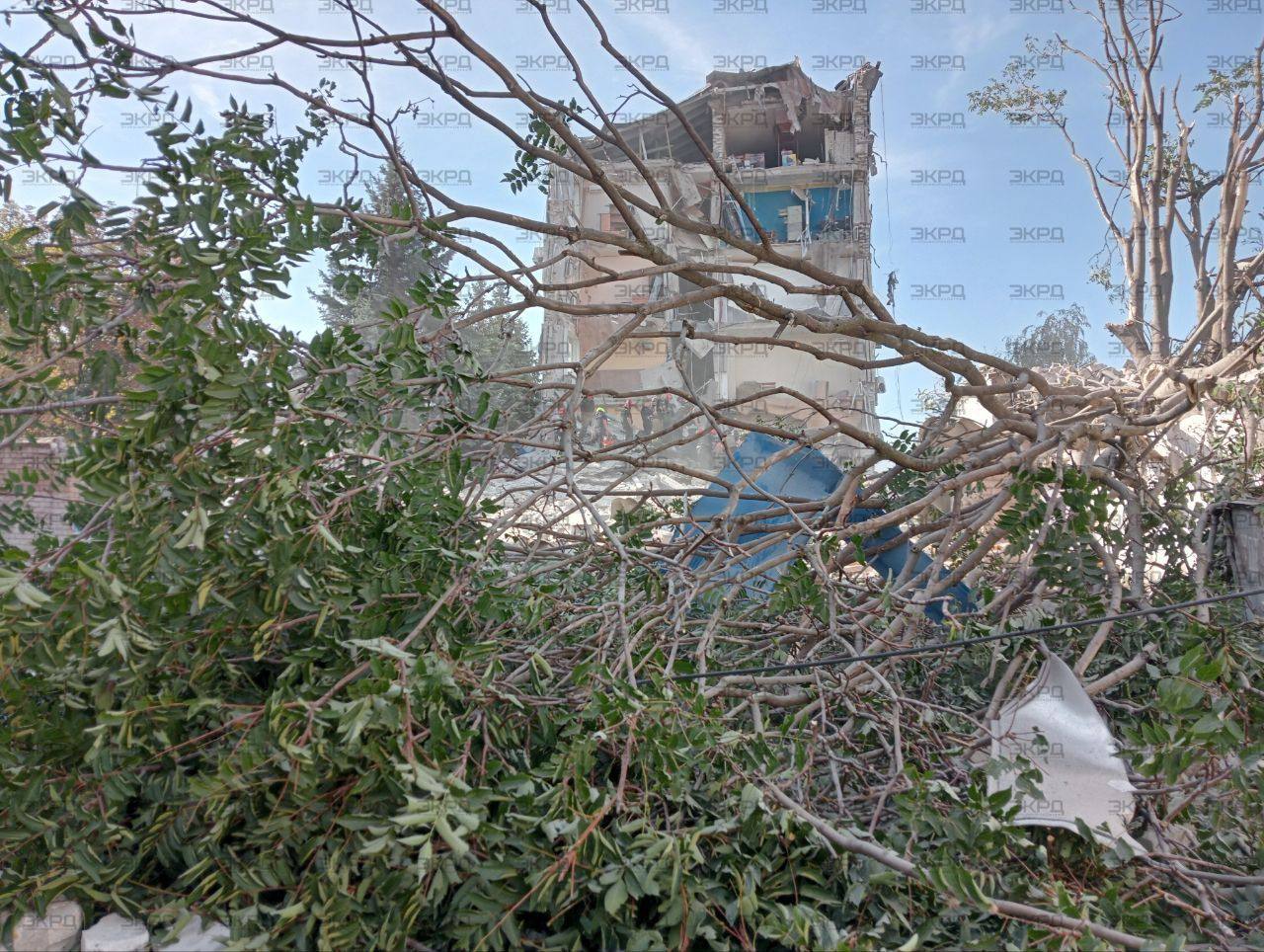 Кривой Рог. Кадры последствий удара