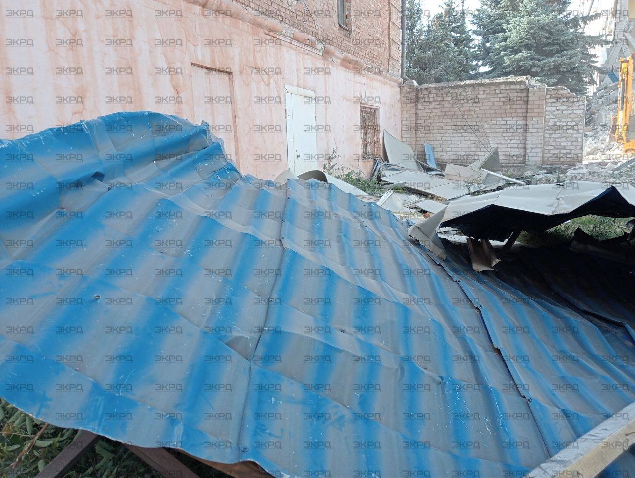 Кривой Рог. Кадры последствий удара