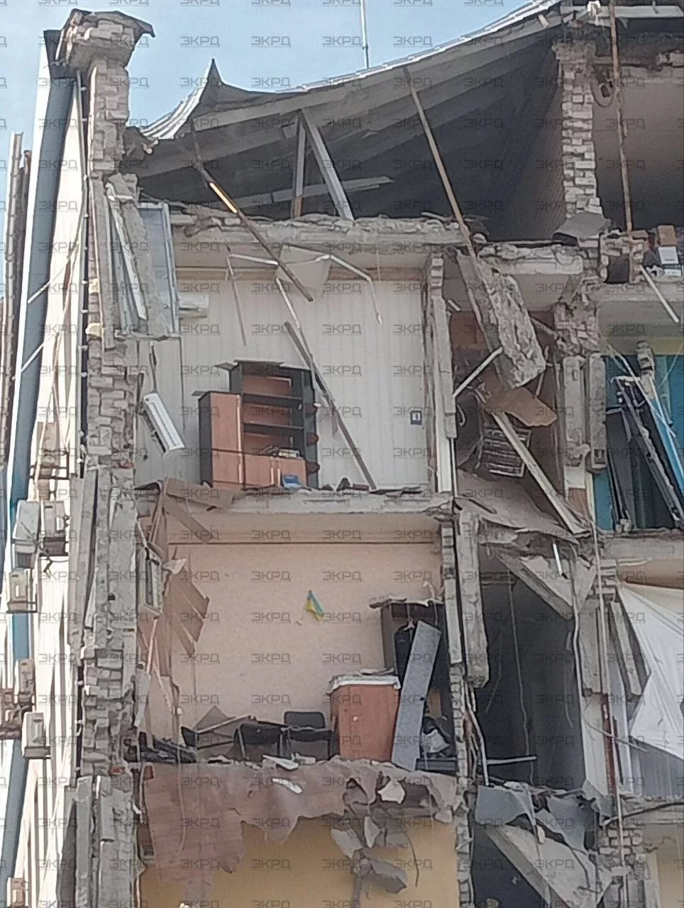 Кривой Рог. Кадры последствий удара