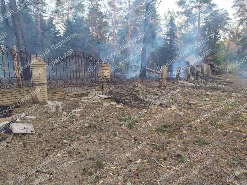 Удары по пунктам дислокации противника в Святогорске, 30 сентября 2024 года