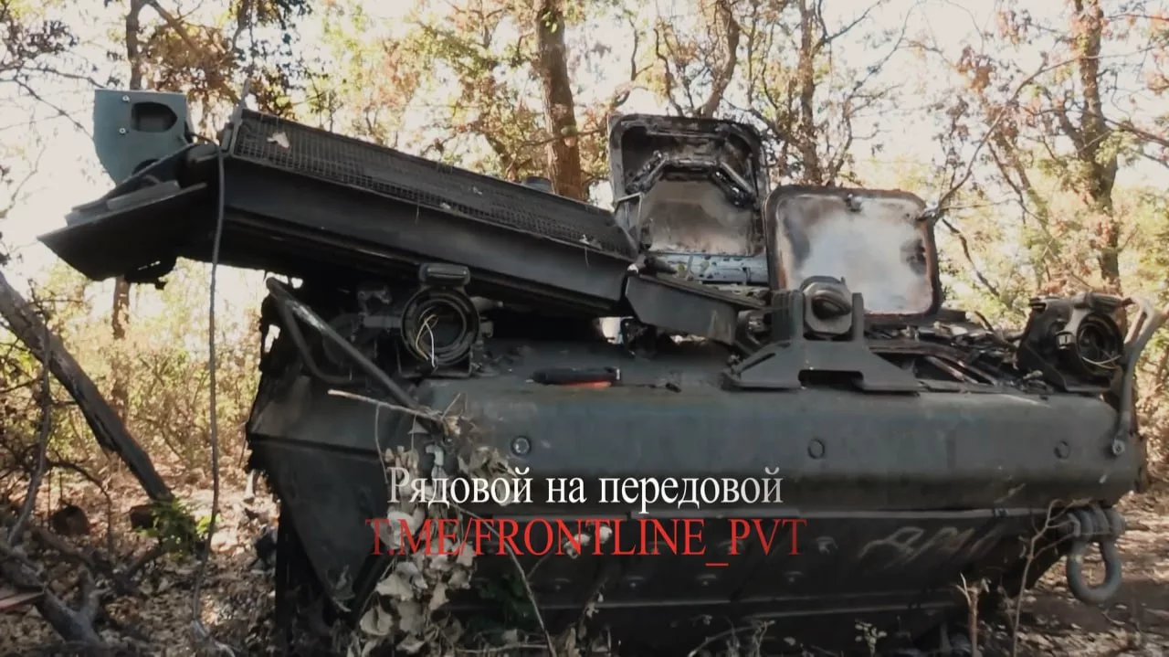 Морская пехота разобрала броню ВСУ в Курской области
