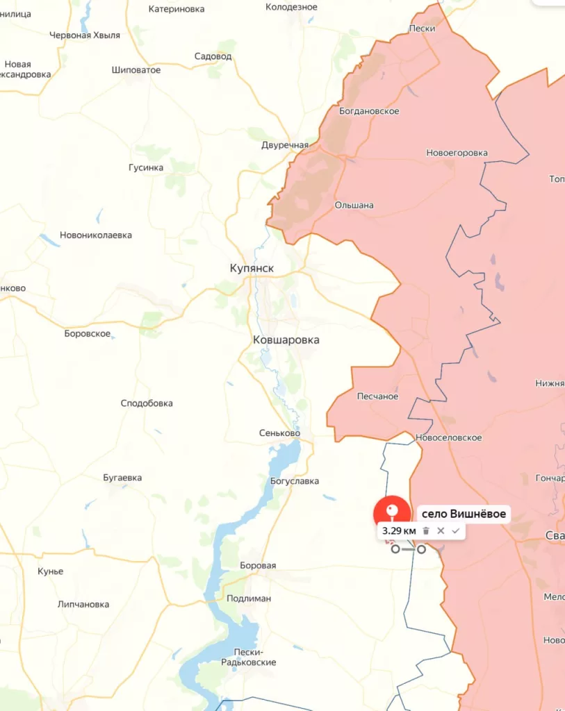 Неожиданно: Минобороны России сообщило об освобождении от ВСУ н.п. Вишнёвое Харьковской области