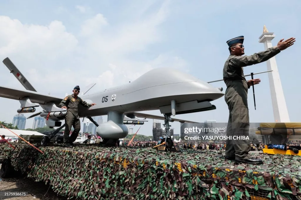 Разведывательно-ударный БПЛА СН-4B Вооружённых сил Индонезии