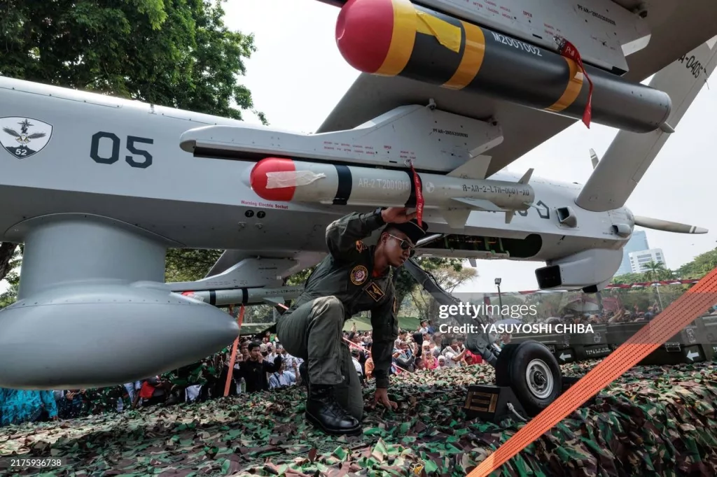 Разведывательно-ударный БПЛА СН-4B Вооружённых сил Индонезии