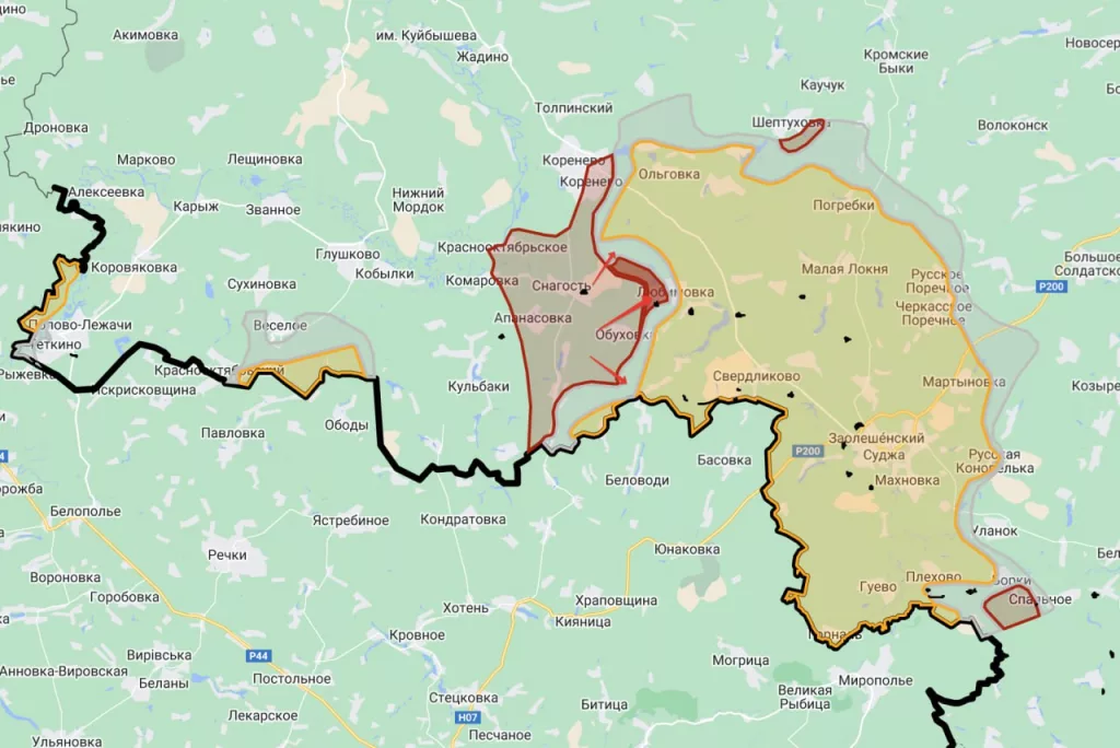 Курская область 7 октября, оценка обстановки противником