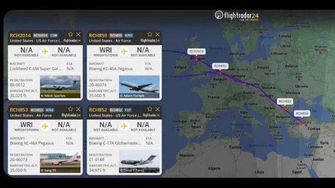 Любопытный разведпризнак: «Четыре американских самолета-заправщика в Израиле - не очень хороший знак»