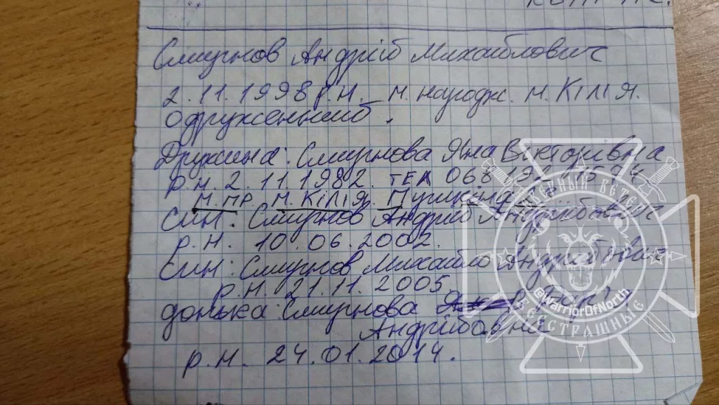 Бойцами "Севера" на одной из отбитых у ВСУ позиций в Курской области найден блокнот командира отделения старшего сержанта Бурлака