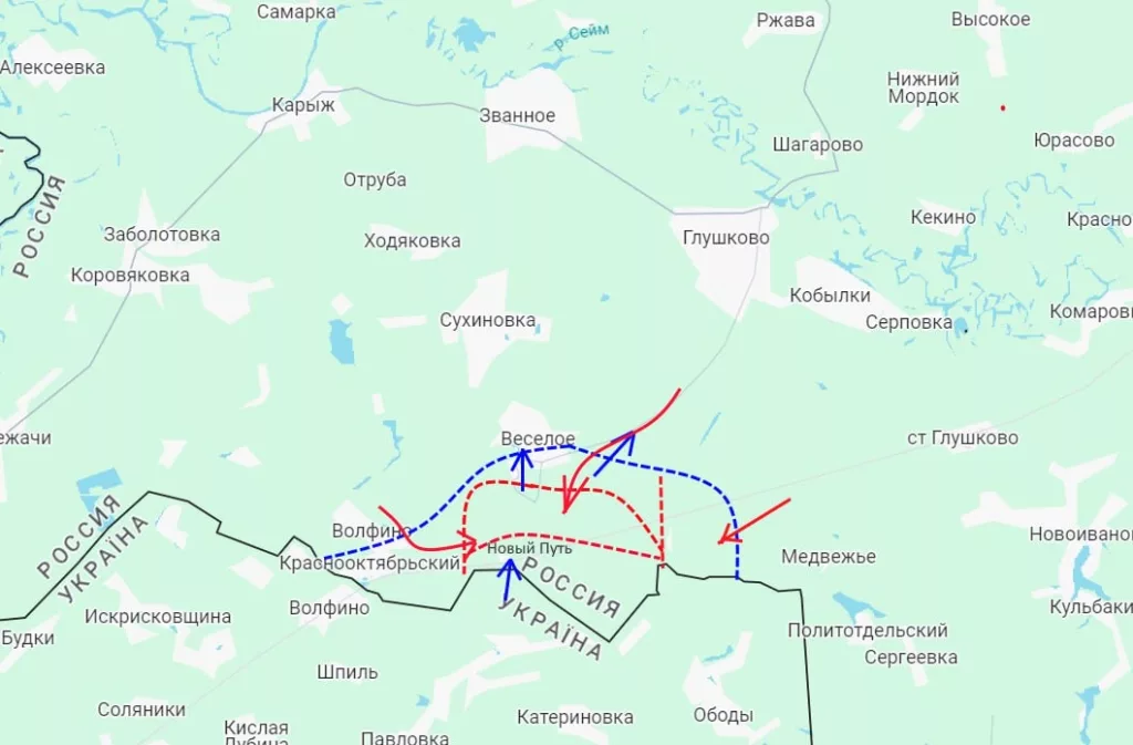 Юрий Подоляка: Курское направление на утро 12.10.24 - итоги второго дня наступления ВС РФ: Часть 2 — восточнее Суджи - Глушково