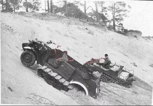 Kübelwagen Type 155 halftrack — это немецкий экспериментальный полугусеничный автомобиль