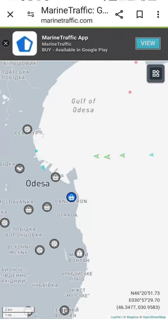 Кто заходит в Одессу? Аналитический материал по сухогрузам, заходящим в Одесские порты