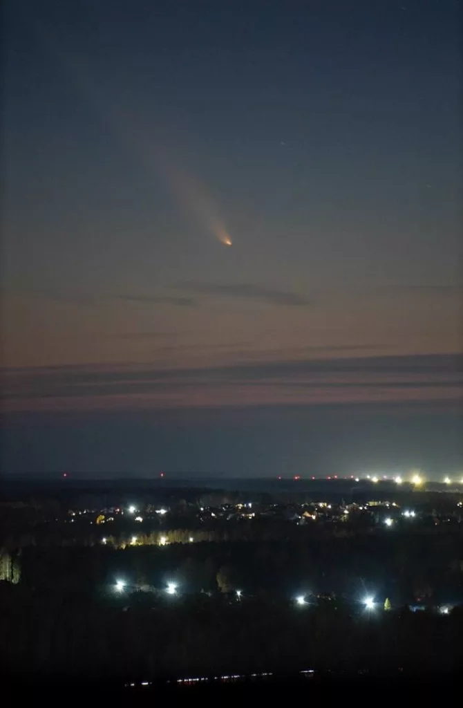 Самую яркую комету в этом столетии заметили над Ростовом