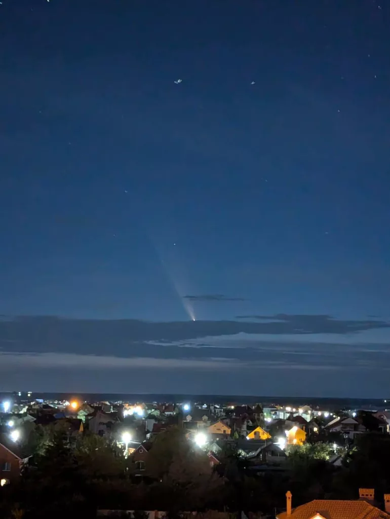 Самую яркую комету в этом столетии заметили над Ростовом